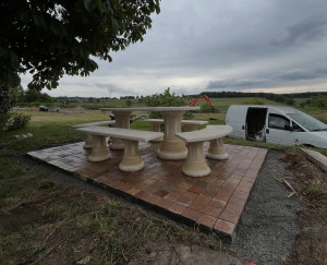 Photo de galerie - Pose de dalles 