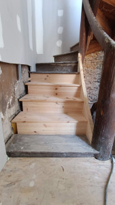 Photo de galerie - Rénovation du. escalier à Mont de marsan 