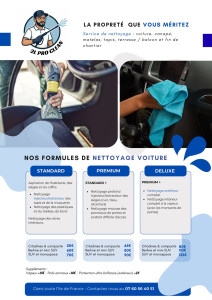 Photo de galerie - Nos prestations et tarifs 