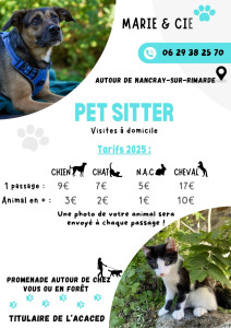 Photo de galerie - Je suis pet sitter, je fais des passages  pour garder vos animaux chez vous je propose aussi des promenade ! 