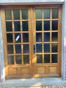 Photo de galerie - Lasure porte extérieur