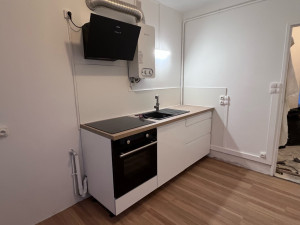 Photo de galerie - Pose de l’ensemble de la cuisine pour un appartement 