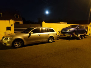 Photo de galerie - Remorquage d'un véhicule en panne . 