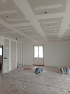 Photo de galerie - Pose de placo plafond et murs