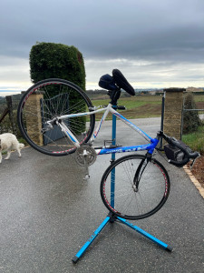 Photo de galerie - Réversion vélo de route à domicile 