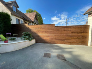 Photo de galerie - Création d’un brise vue 