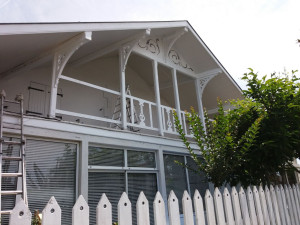 Photo de galerie - Peinture boiserie extérieure