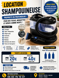Photo de galerie - Location de shampouineuse pour vos canapé, matelas et bien d’autre 