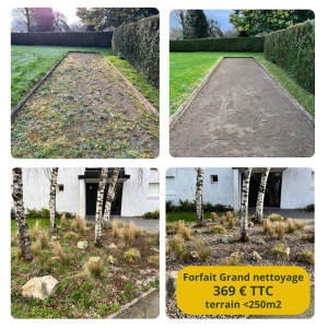 Photo de galerie - Désherbage dans un jardin à Vertou 