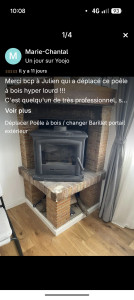 Photo de galerie - Déplacer un poêle 