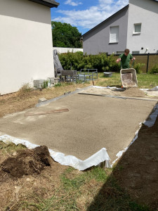 Photo de galerie - Montage piscine hors sol