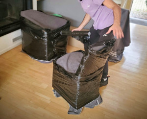 Photo de galerie - Protection du mobilier possible si besoin