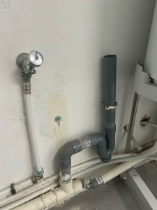 Photo de galerie - Après - installation siphon machine a laver 