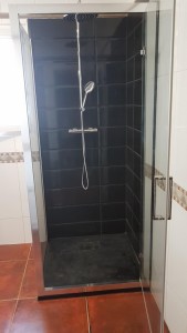 Photo de galerie - Rénovation complète d une douche plus pose de cabine 