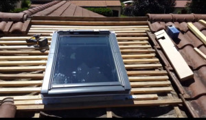 Photo de galerie - Pose de Velux