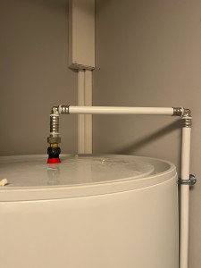 Photo de galerie - Raccordement en multicouche d’un chauffe eau électrique 