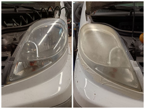 Photo de galerie - Rénovation phares Renault traffic