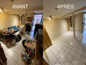 Photo de galerie - Aide au déménagement puis remise au propre avant état des lieux.