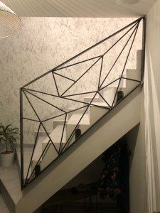 Photo de galerie - Rampe d’escalier design contemporain 