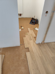 Photo de galerie - Pose de parquet - Revêtement de sol