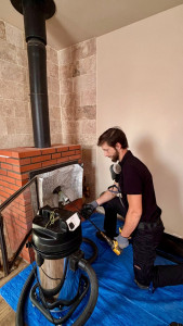 Photo de galerie - Ramoinage poêle a accumulation