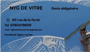 Photo de galerie - J'effectue le lavage de vitre intérieur extérieur été comme hiver j'interviens rapidement. 