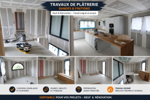 Photo de galerie - Platrerie maison neuf