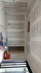 Photo de galerie - Après ponçage des bandes à la girafe