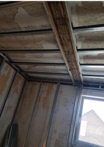 Photo de galerie - Plafond  et contre cloison 