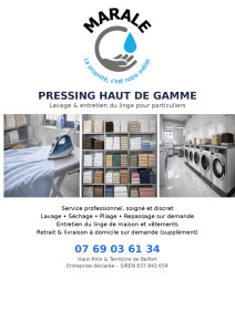 Photo de galerie - Lingerie - Repassage