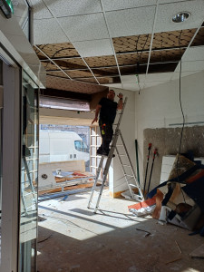 Photo de galerie - Rénovation complète d'un bureau de tabac