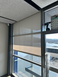 Photo de galerie - Installation de store intérieur 