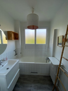 Photo de galerie - Salle de bain entièrement nettoyée pour mise en location 