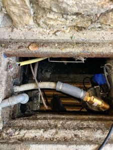 Photo de galerie - Remplacement pompe d’évacuation d’eaux pluviales