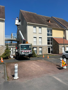 Photo de galerie - Traitement anti algues d’humidité et hydrofuge 