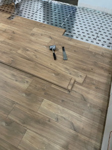 Photo de galerie - Pose de parquet - Revêtement de sol