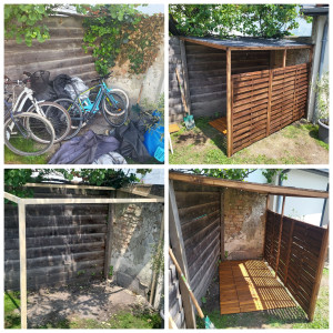 Photo de galerie - Abri vélo sur mesure 