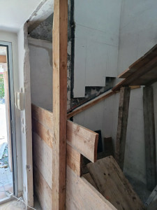 Photo de galerie - Coffrage escalier colimaçon 