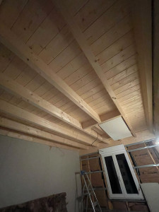 Photo de galerie - Création d’un étage + pose plancher mezzanine 