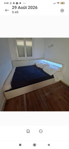 Photo de galerie - Construction d'un lit avec LED, montage 4h.