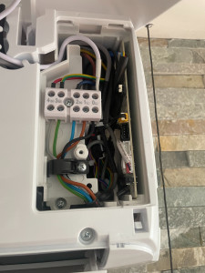 Photo de galerie - Câblage l'unité interieure  