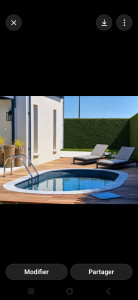 Photo de galerie - Réalisation d'une terrasse en Cumaru dans le vignoble Nantais