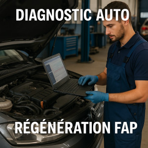 Photo de galerie - Je propose mes services pour du diagnostic complet, effacement les codes erreur, j’effectue aussi la régénération forcer de fap il est aussi possible de monter vos disques et plaquettes de frein d’effectuer vos services, vidange filtre.