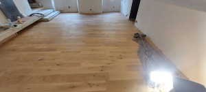 Photo de galerie - Pose de parquet coller 