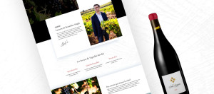 Photo de galerie - Site dynamique e-commerce sous CMS WordPress pour un Vignoble. Nous avons conçu le design et l'architecture, installé la solution de paiement STRIPE, configuré le mode responsive (PC, tablette et smartphone), la sécurité et paramétré le référencement. 