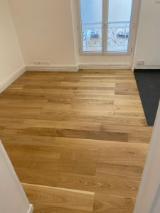 Photo de galerie - Pose de parquet - Revêtement de sol