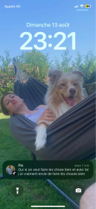 Photo de galerie - Une photo de moi et mon chien 