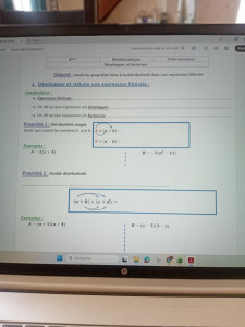 Photo de galerie - Cours 4ème avec explications simples