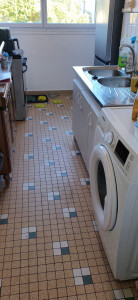 Photo de galerie - Nettoyage cuisine sol aspirateur plus serpillère dépoussiérage des meubles nettoyage lavabo vaisselles et électroménager.
