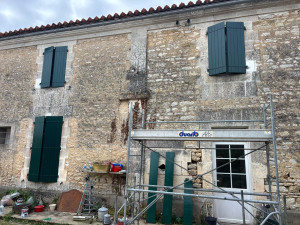 Photo de galerie - Ponçage et mise en Peinture Volet